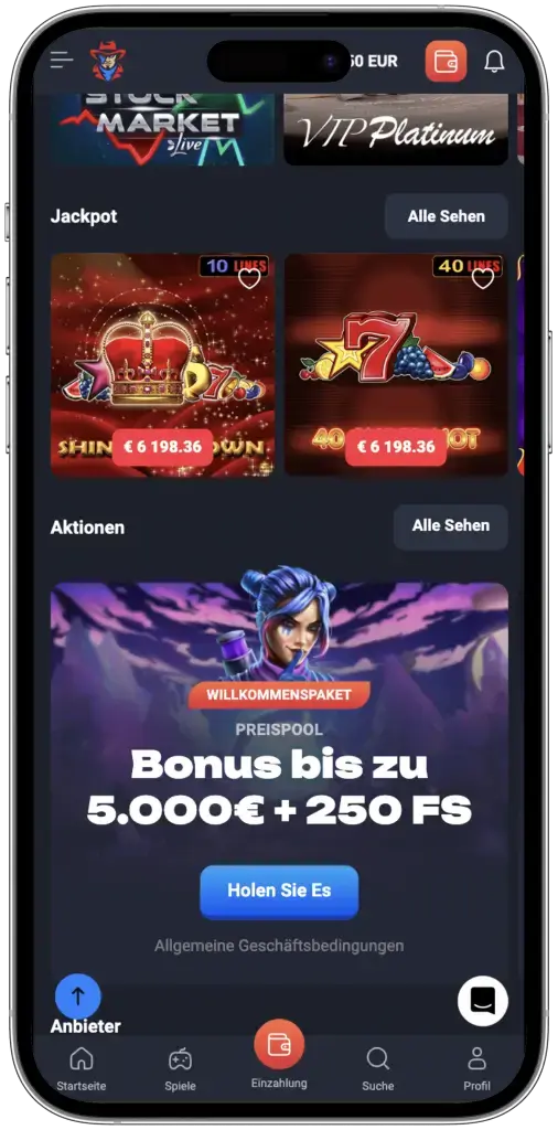 Lucky hunter casino app